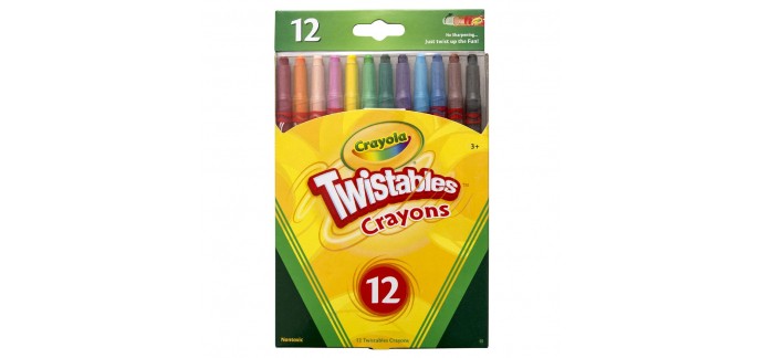 Avenue des Jeux: 12 crayons Twistables offerts des 20€ d’achat de Crayola