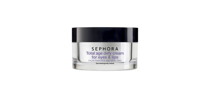 Sephora: -70% sur le soin anti-âge pour yeux et lèvres 