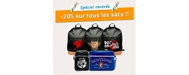 ABYstyle: -20% de réduction sur les sacs à dos