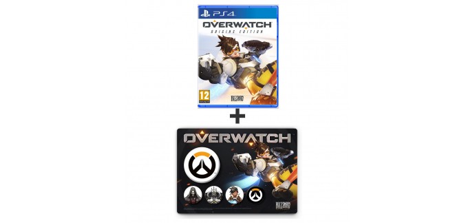 Auchan: Overwatch : Origins Edition sur PS4, Xbox One ou PC + Un set de badges à 24,99€