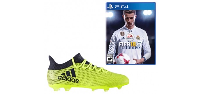 Go Sport: Jusqu'à - 45€ sur le jeu FIFA18 pour l'achat d'une paire de crampon Adidas