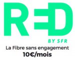 SFR: Box internet Red by SFR avec la fibre sans engagement à 10€ par mois à vie