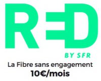 SFR: Box internet Red by SFR avec la fibre sans engagement à 10€ par mois à vie