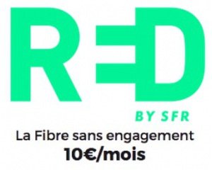 SFR: Box internet Red by SFR avec la fibre sans engagement à 10€ par mois à vie