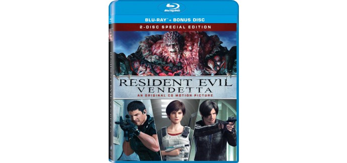 Jeuxvideo.com: 20 Blu-ray du film "Resident Evil : Vendetta" à gagner
