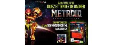 Jeuxvideo.com: 1 New Nintendo 3DS XL & 10 jeux 3DS Metroid à gagner