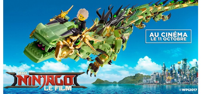 FranceTV: 100 lots de 2 places de cinéma pour le film "Lego Ninjago" à gagner