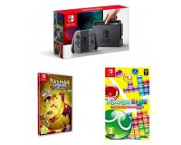 Amazon: Console Nintendo Switch Gris + Rayman Legends + Puyo Puyo Tetris à 349,99€