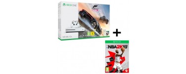 Cdiscount: Pack Xbox One S 500 Go Forza Horizon 3 + NBA 2k18 à 249€