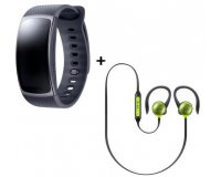 Cdiscount: Bracelet Samsung Gear fit 2 Noir small + écouteurs Level Active Jaune à 139€