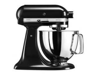 Fnac: Robot patissier KitchenAid Artisan 5KSM125EOB 4,8L Noir onyx à 329,85€