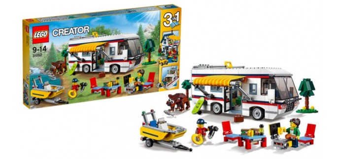 Amazon: Jeu LEGO Creator Le Camping-car - 31052 à 50,99€