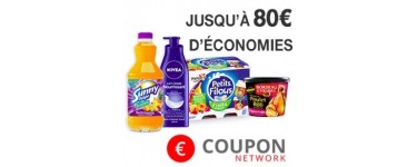 Coupon Network: Jusqu'à 80€ d'économies sur vos courses et marques préférées en magasin