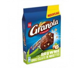 Total: 1 boisson chaude achetée = 1€ de remise sur les Brownies Granola