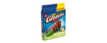 Total: 1 boisson chaude achetée = 1€ de remise sur les Brownies Granola