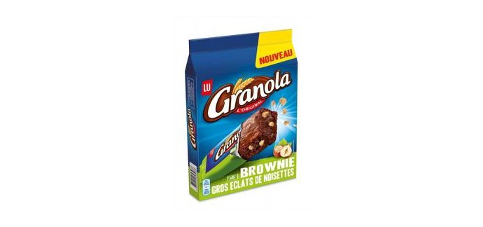 Total: 1 boisson chaude achetée = 1€ de remise sur les Brownies Granola