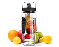 Amazon: Bouteille à Infusion 900ml avec infuseur à fruits & couvercle anti-fuite à 9,99€