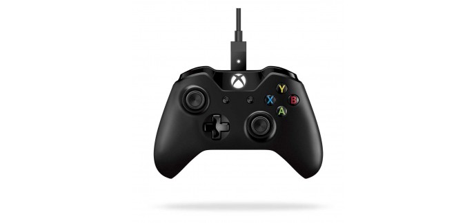 Amazon: Manette Microsoft Xbox One sans fil + câble pour PC et Xbox à 32,89€