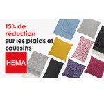 HEMA: 15% à économiser sur les plaids et les coussins