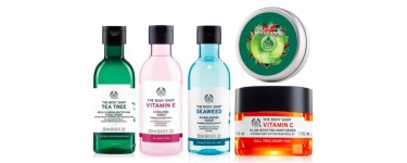 The Body Shop: 2ème produit à moitié prix sur les soins du visage