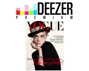 Deezer: 3 mois d'abonnement à Deezer Premium+ et au magazine Vogue offerts gratuitement