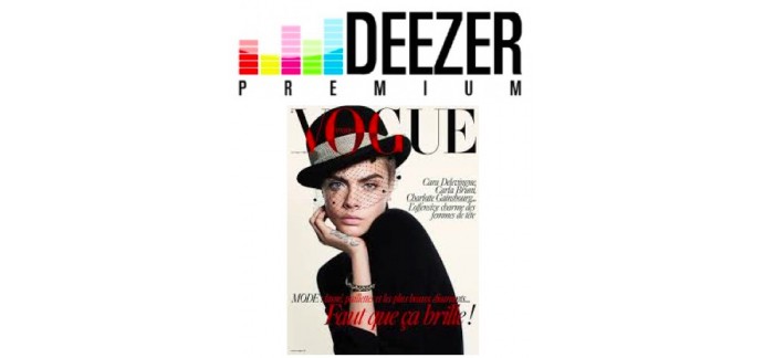 Deezer: 3 mois d'abonnement à Deezer Premium+ et au magazine Vogue offerts gratuitement