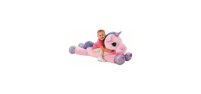 ToysRUs: Peluche Licorne Animal Alley 110 cm à 39,99€ au lieu 59,99€