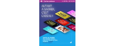 Carrefour: Jusqu'à 2500 euros de cartes cadeaux à gagner
