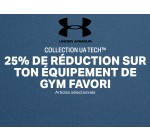 Under Armour: 25% de remise immédiate sur les vêtements de gym UA Tech