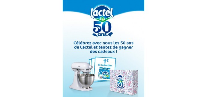 Lactel: Un robot pâtissier Kitchenaid et de nombreux autres lots à gagner