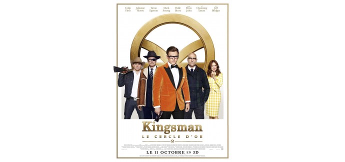 PureBreak: 20 x 2 places de cinéma pour "Kingsman : le cercle d'or" à gagner