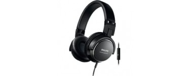 Auchan: Casque audio pliable PHILIPS SHL3265 Noir à 29,95€