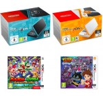 Auchan: Nintendo 2DS XL + Mario & Luigi Superstar Saga ou Yo Kai Watch 2 à 154,99€