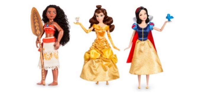 shopDisney: Toutes les poupées Disney Classiques à 12€
