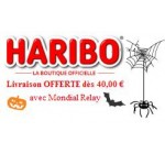 Haribo: Livraison offerte en Point Relais dès 40€ d'achat sur le site