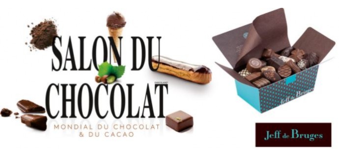 Serengo: 8 lots Salon du Chocolat et Jeff de Bruges à gagner
