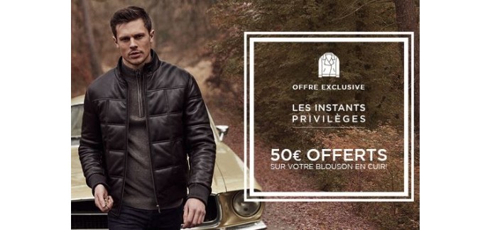Ollygan: 50€ de réduction pour l'achat d'une veste en cuir