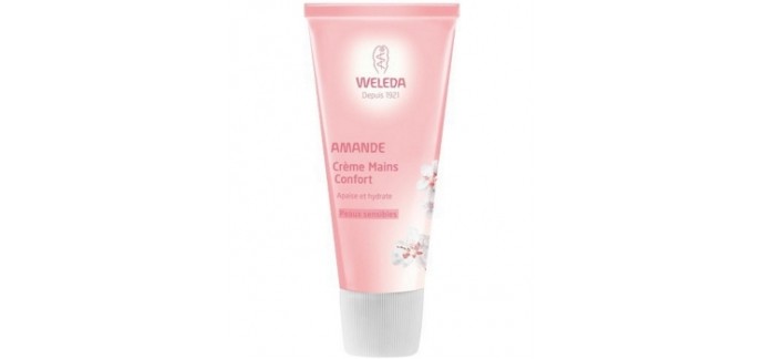 Monde Bio: Une crème main Confort Amande offerte dès 39€ d'achats dans la marque Weleda