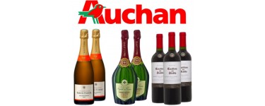 Auchan: -10% supplémentaires sur une sélection d'articles de l'univers vin, champagne et alcool 