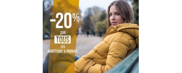 Des Marques & Vous: -20% de réduction sur une sélection de manteaux et parkas