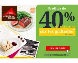Courtepaille: - 40 % sur les grillades pour les titulaires de la carte Ticket Restaurant