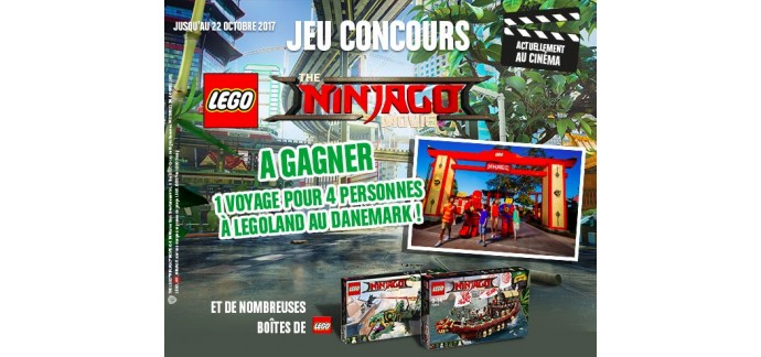 ToysRUs: 1 voyage pour 4 à Legoland au Danemark et de nombreuses boites de LEGO à gagner