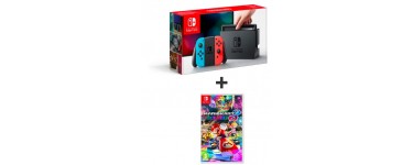 Auchan: Console Nintendo Switch Néon + Mario Kart 8 Deluxe à 345,99€
