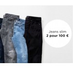 JACK & JONES: 2 jeans Slim pour 100€