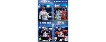 Jeuxvideo.com: 30 jeux vidéo sportifs sur PS4 à gagner