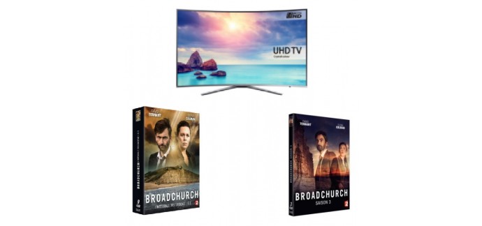 FranceTV: 1 TV incurvée Samsung, des coffrets DVD & codes VOD de Broadchurch à gagner