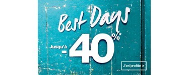 Best Mountain: [Best Days] Jusqu'à -40% sur une sélection d'articles signalés