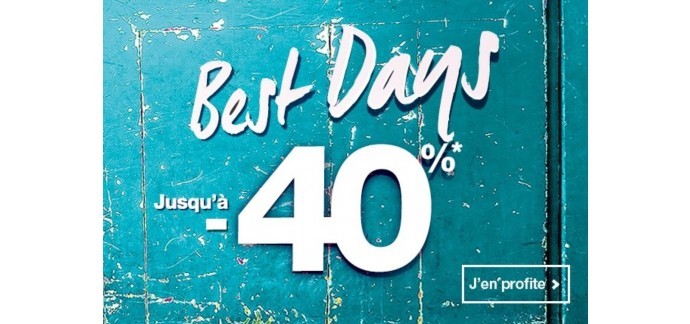 Best Mountain: [Best Days] Jusqu'à -40% sur une sélection d'articles signalés