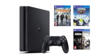 Cultura: 1 console PS4 achetée = 3 jeux Ubisoft offerts