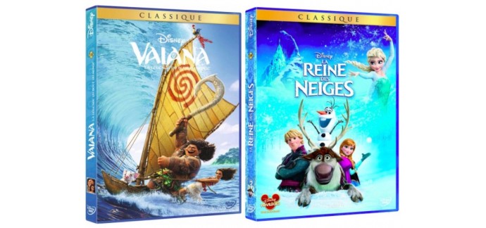 Amazon: 2 DVD Disney pour 20€ ou 10 pour 80€